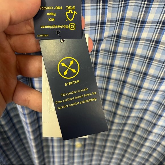 NWT Polo Ralph Lauren Classic-Fit Plaid Poplin Shirt - Size L - Picture 15 of 15